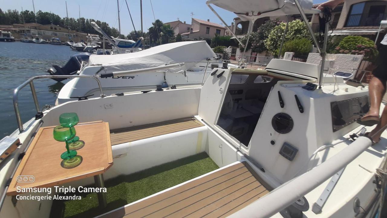 Nuit Insolite A Bord De L'Enata Un Voilier A Quai Sur La Marina De St Cyprien Saint-Cyprien  Εξωτερικό φωτογραφία