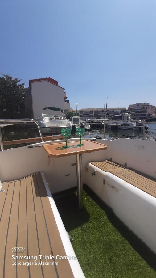 Nuit Insolite A Bord De L'Enata Un Voilier A Quai Sur La Marina De St Cyprien Saint-Cyprien  Εξωτερικό φωτογραφία