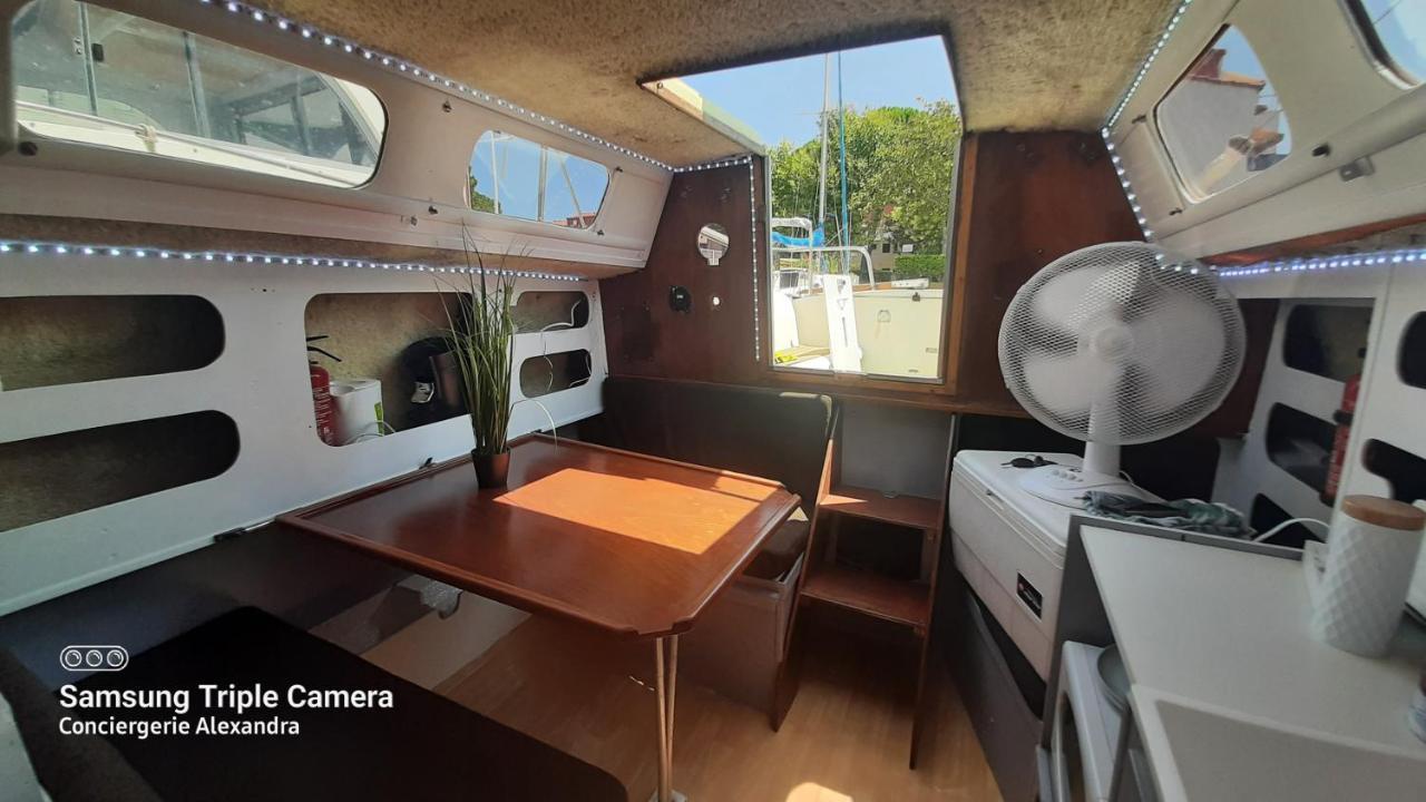 Nuit Insolite A Bord De L'Enata Un Voilier A Quai Sur La Marina De St Cyprien Saint-Cyprien  Εξωτερικό φωτογραφία