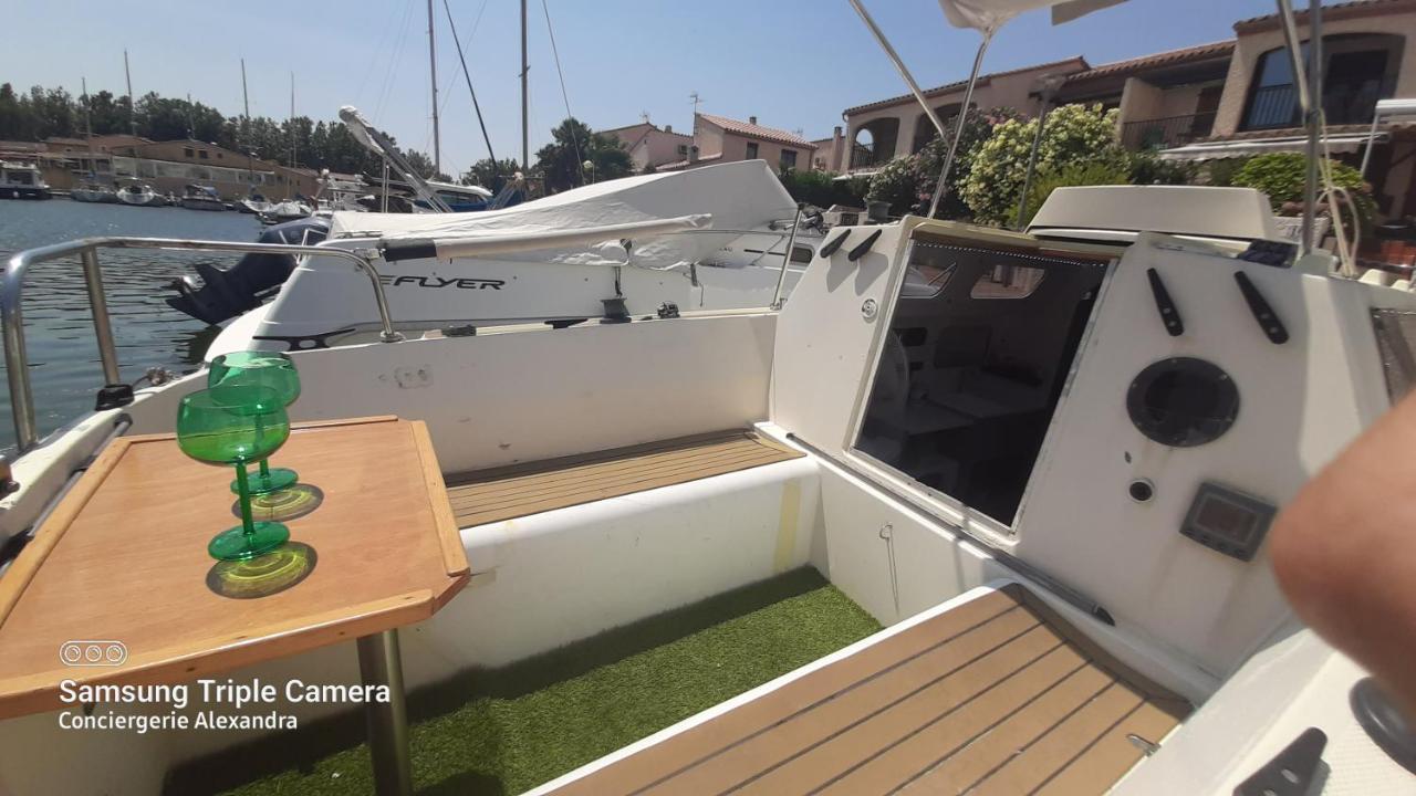 Nuit Insolite A Bord De L'Enata Un Voilier A Quai Sur La Marina De St Cyprien Saint-Cyprien  Εξωτερικό φωτογραφία